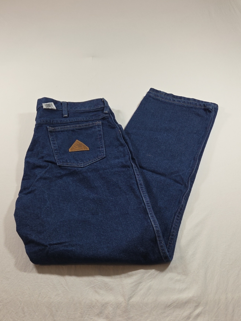 Bulwark FR Men's Dark Blue Jeans Denim Classic Fire Resistant Work Gear 36-32